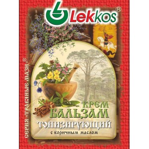 Крем-бальзам ЛЕККОС тонизирующий 10 гр.