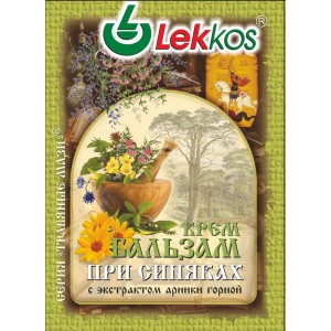 Крем-бальзам ЛЕККОС при синяках 10 гр.