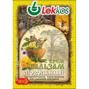 Крем-бальзам ЛЕККОС мозольный (для удаления бородавок) 10 гр.