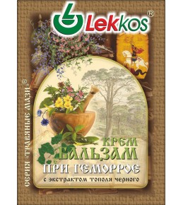Крем-бальзам ЛЕККОС при геморрое 10 гр.