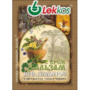 Крем-бальзам ЛЕККОС при геморрое 10 гр.