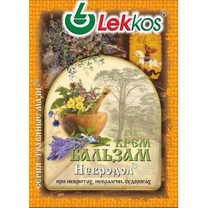 Крем-бальзам ЛЕККОС "Невродол" при невралгии и судорогах 10 г.