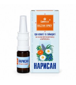 Нарисан спрей-бальзам ЛЕККОС 10 мл — назальный, с эвкалиптом