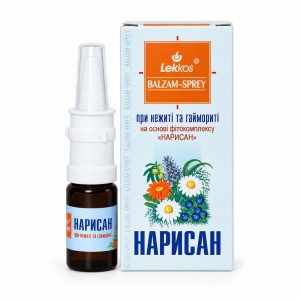 Нарисан спрей-бальзам ЛЕККОС 10 мл — назальный, с эвкалиптом